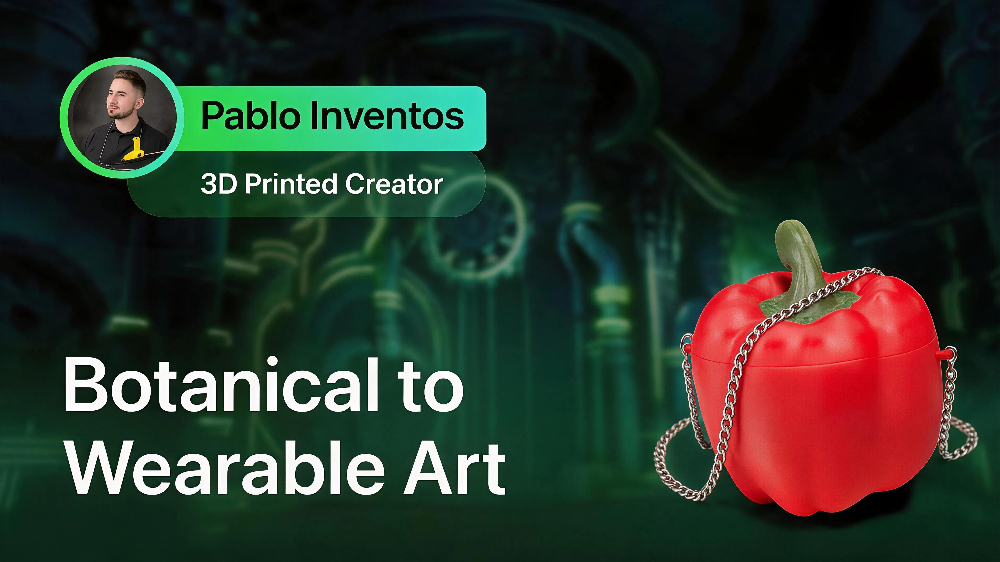 AI to 3D Printing Workflow: Shifting from Botanical Inspiration to Functional 3D Art