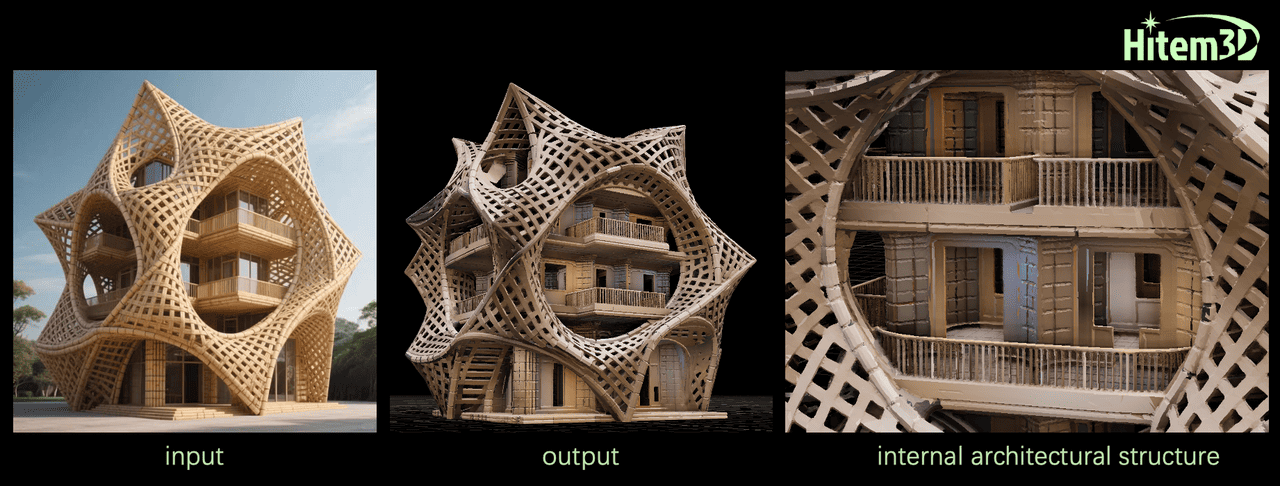 Hitem3D 2.0: Solving Architectural Model Printing Issues with Accurate Internal Structure