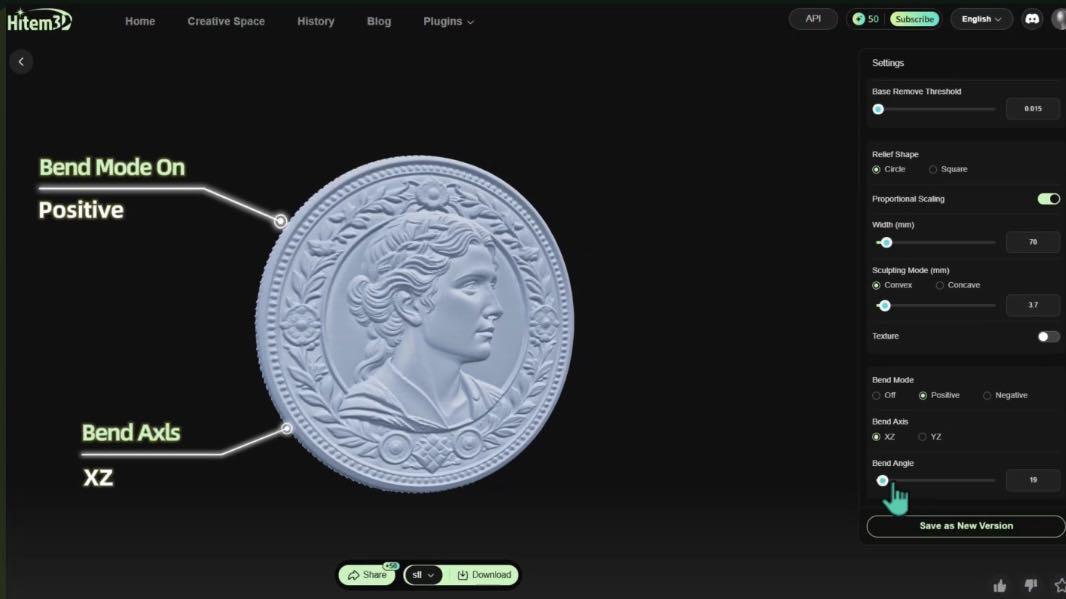 Full Creative Control Through Precision Relief Editing