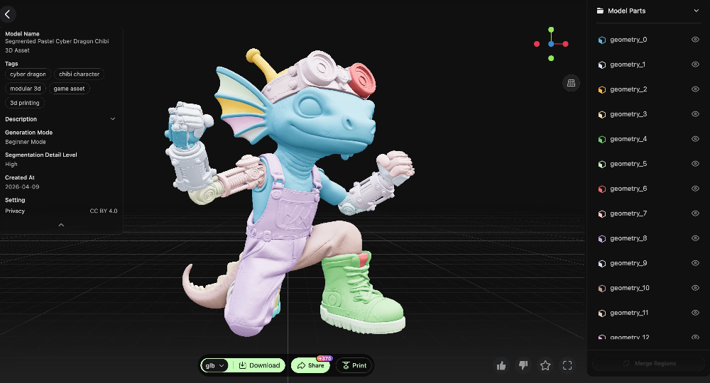AI-based color segmentation workflow
