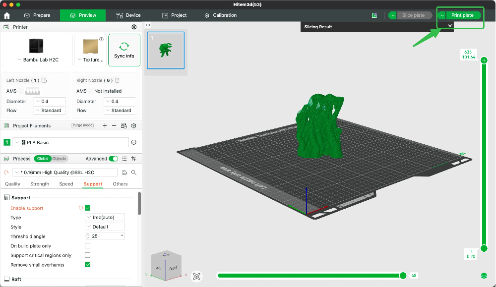Preparing a 3D model for printing in Bambu Studio